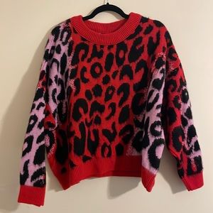 BRAND NEW ASOS Cheetah Print Sweater